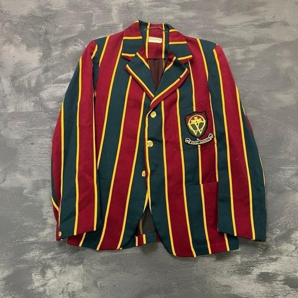 Vintage Windsor's Boys School Blazer 1950s Striped Kinch & Lack London England